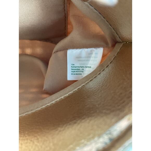 Lilly Pulitzer 'Adrian' Beige Cane Mini Bag - Picture 8 of 9